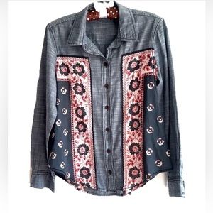 Free People bandana print top